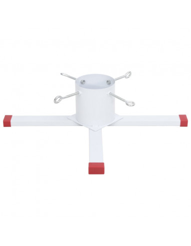 Supporto per Albero di Natale Bianco 61x61x15,5 cm