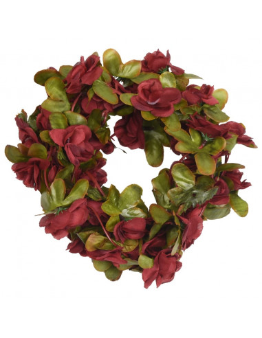 Ghirlande Fiori Artificiali 6 pz Rosso Vino 250cm