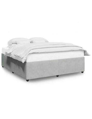 Giroletto Grigio Chiaro 200x200 cm in Velluto