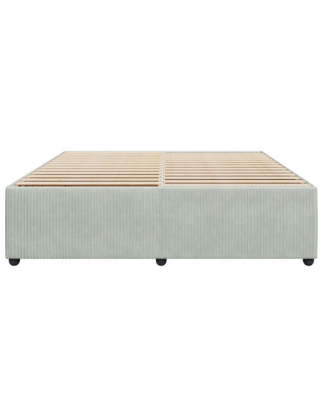 Giroletto Grigio Chiaro 200x200 cm in Velluto