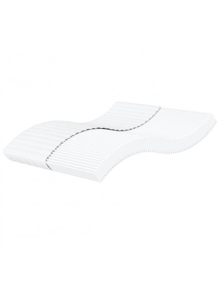 Materasso in Schiuma Bianco 160x220 cm Durezza H2 H3