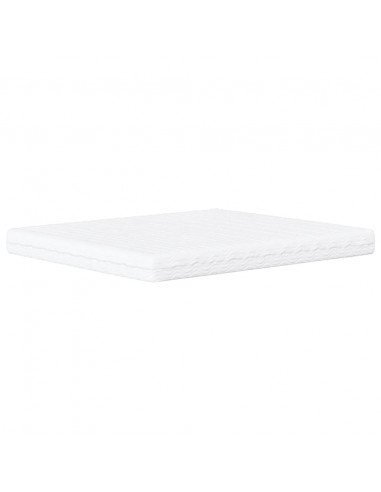 Materasso in Schiuma Bianco 160x220 cm Durezza H2 H3