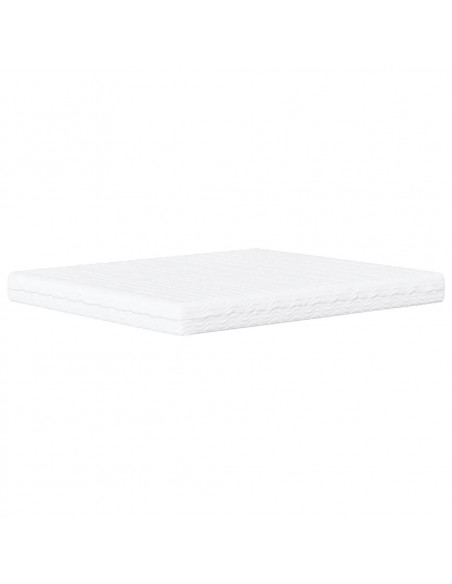 Materasso in Schiuma Bianco 160x220 cm Durezza H2 H3