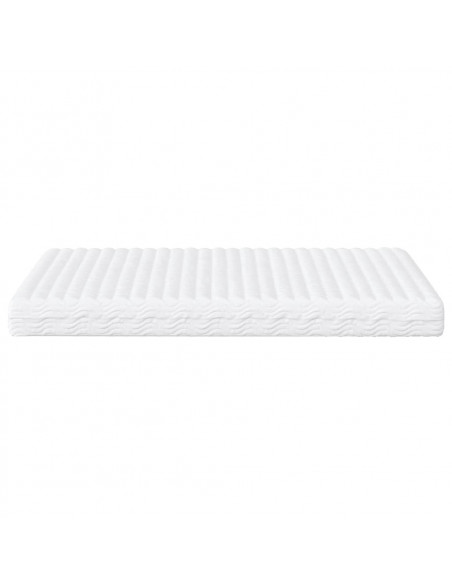 Materasso in Schiuma Bianco 160x220 cm Durezza H2 H3
