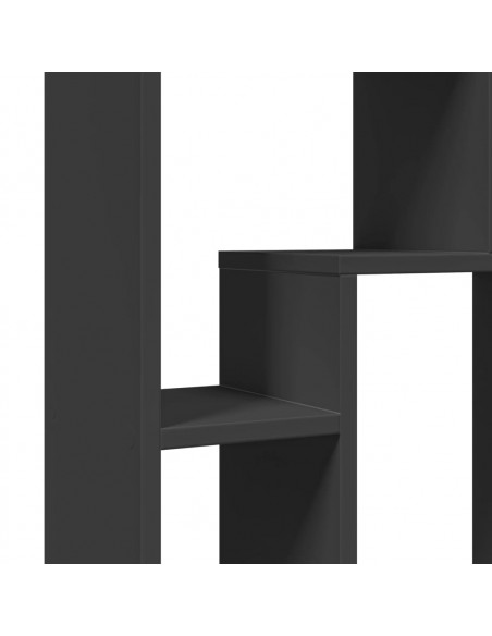 Libreria Nera 63x20x90 cm in Truciolato