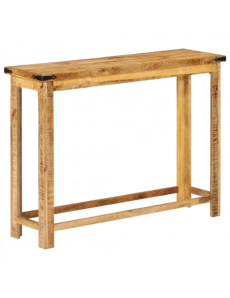 Tavolo Consolle 100x30x75 cm in Legno Massello di Mango