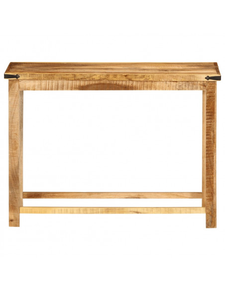 Tavolo Consolle 100x30x75 cm in Legno Massello di Mango