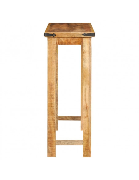 Tavolo Consolle 100x30x75 cm in Legno Massello di Mango