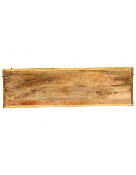 Tavolo Consolle 100x30x75 cm in Legno Massello di Mango