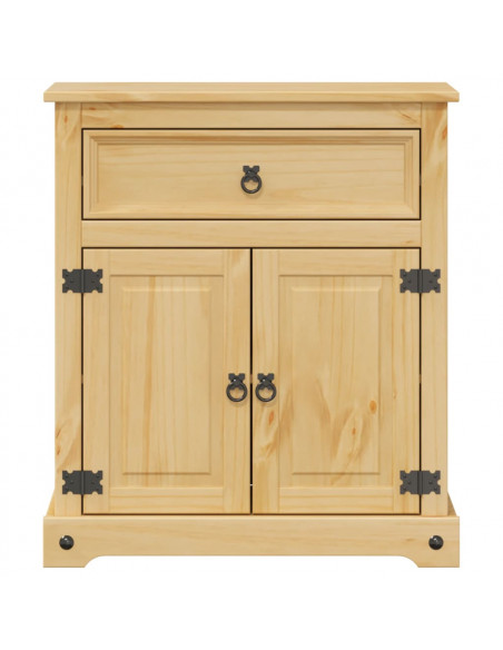 Mobile da Bagno Corona 70x33x80 cm in Legno Massello di Pino