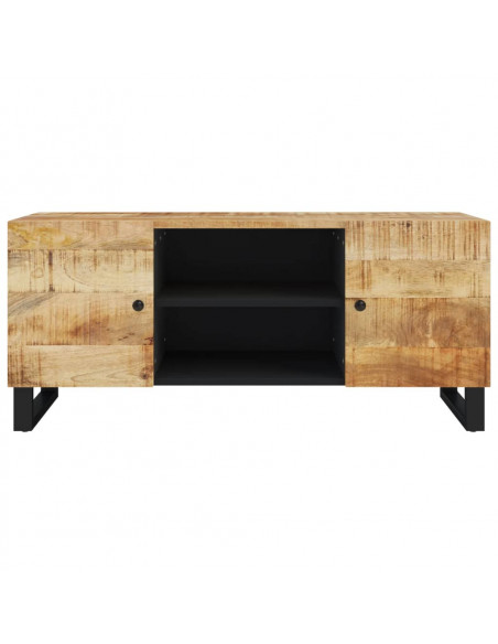 Mobile Porta TV 105x33x46cm in Legno Massello di Mango