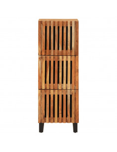 Credenza 40x34x110 cm in Legno Massello d'Acacia 2