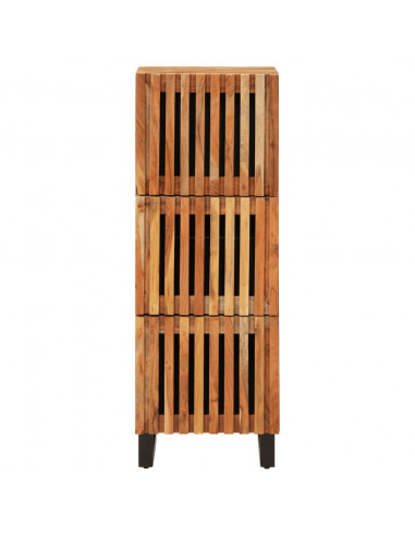 Credenza 40x34x110 cm in Legno Massello d'Acacia