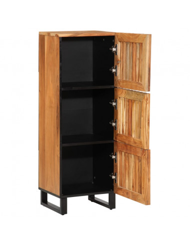 Credenza 40x34x110 cm in Legno Massello d'Acacia