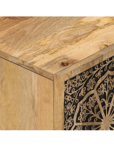 Mobile Porta TV 80x31x46 cm in Legno Massello di Mango