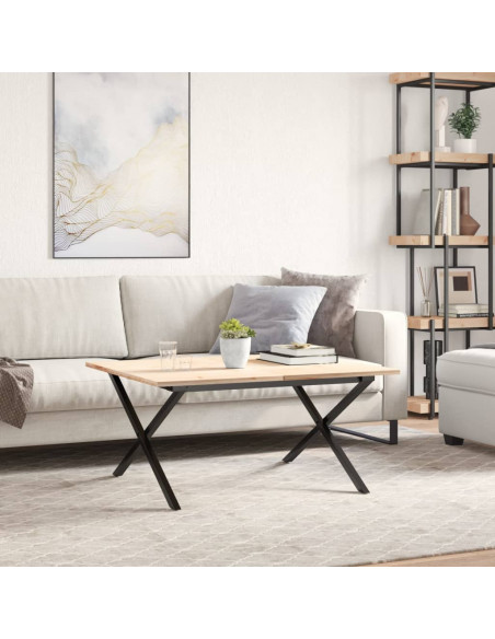 Telaio Gambe a X per Tavolino da Salotto 70x60x43 cm in Ghisa