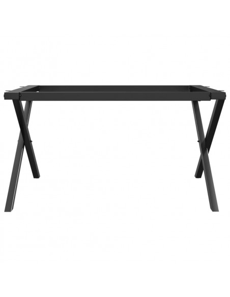 Telaio Gambe a X per Tavolino da Salotto 70x60x43 cm in Ghisa