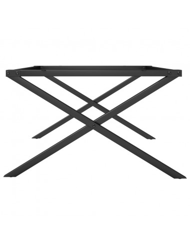 Telaio Gambe a X per Tavolino da Salotto 70x60x43 cm in Ghisa