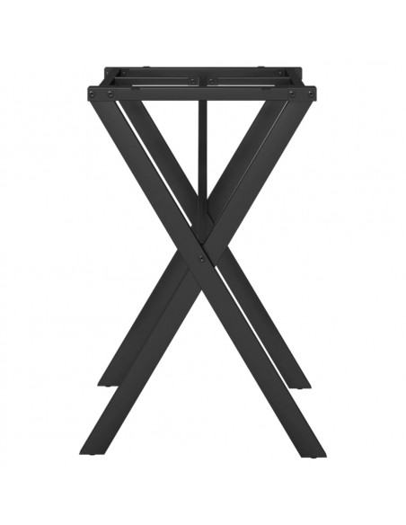 Telaio Gambe a X per Tavolo da Pranzo 40x40x73 cm in Acciaio