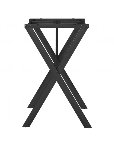 Telaio Gambe a X per Tavolo da Pranzo 60x40x73 cm in Ghisa