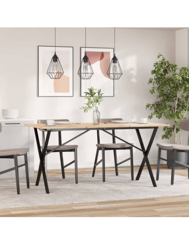 Telaio Gambe a X per Tavolo da Pranzo 120x60x73 cm in Ghisa