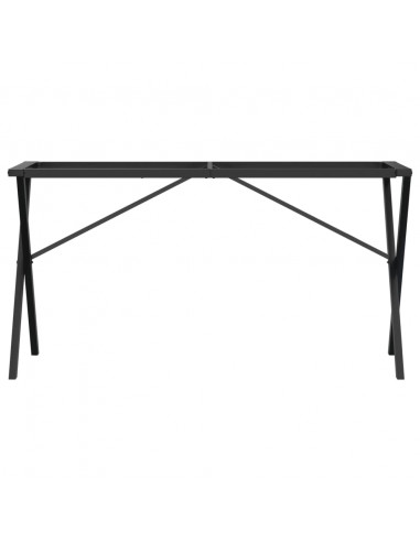 Telaio Gambe a X per Tavolo da Pranzo 120x60x73 cm in Ghisa