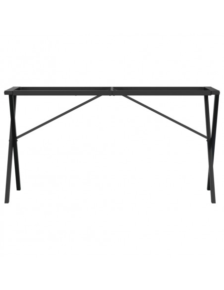 Telaio Gambe a X per Tavolo da Pranzo 120x60x73 cm in Ghisa