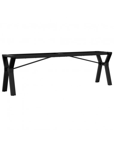 Telaio Gambe a Y per Tavolino da Salotto 140x30x43 cm in Ghisa