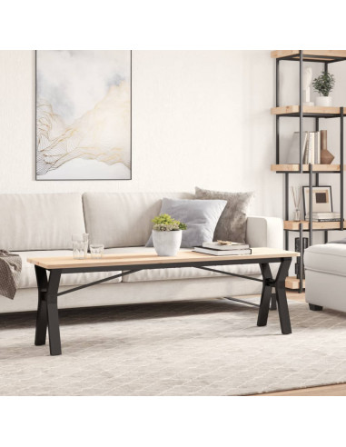 Telaio Gambe a Y per Tavolino da Salotto 140x30x43 cm in Ghisa