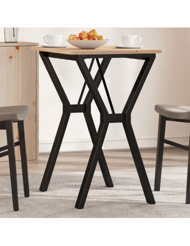 Telaio Gambe a Y per Tavolo da Pranzo 60x40x73 cm in Ghisa