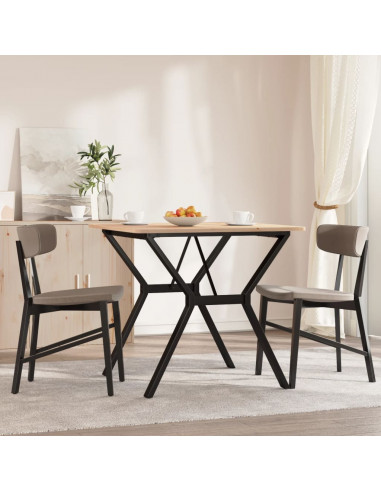Telaio Gambe a Y per Tavolo da Pranzo 70x70x73 cm in Ghisa