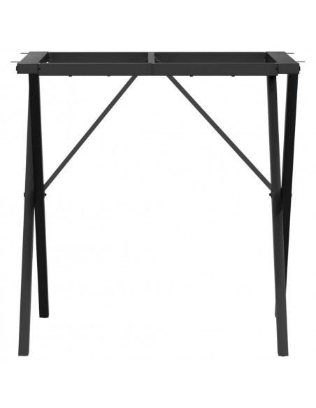 Telaio Gambe a X per Tavolo da Pranzo 60x60x73 cm in Ghisa