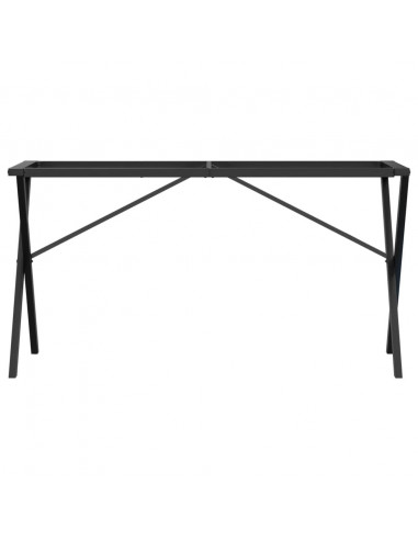 Telaio Gambe a X per Tavolo da Pranzo 140x60x73 cm in Ghisa