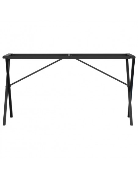 Telaio Gambe a X per Tavolo da Pranzo 140x60x73 cm in Ghisa