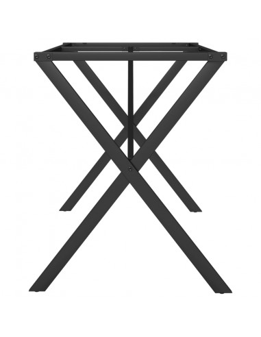 Telaio Gambe a X per Tavolo da Pranzo 140x60x73 cm in Ghisa
