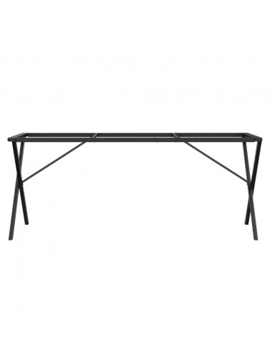 Telaio Gambe a X per Tavolo da Pranzo 180x80x73 cm in Ghisa