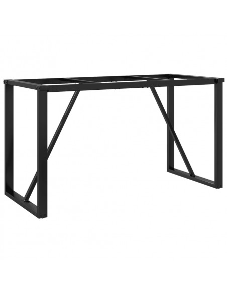 Telaio Gambe a O per Tavolo da Pranzo 120x60x73 cm in Ghisa