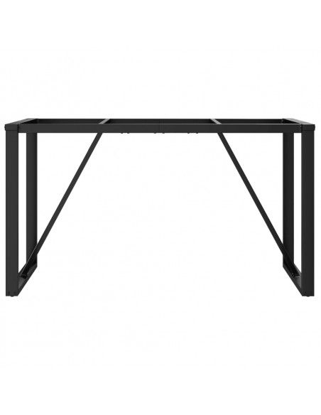Telaio Gambe a O per Tavolo da Pranzo 120x60x73 cm in Ghisa