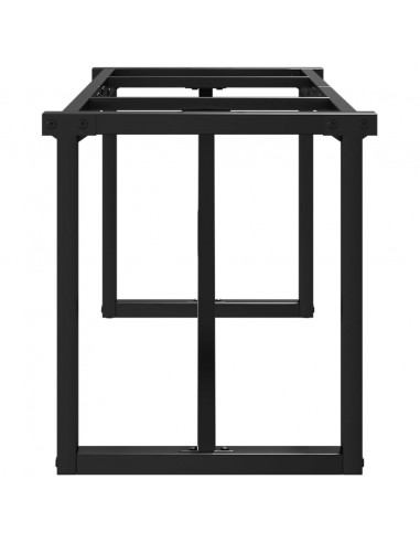 Telaio Gambe a O per Tavolino da Salotto 140x30x43 cm in Ghisa