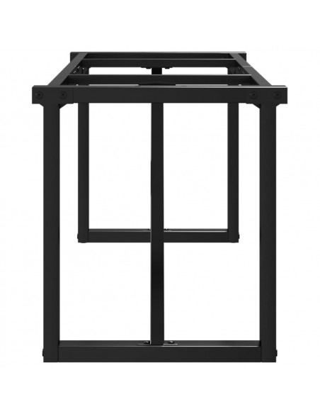 Telaio Gambe a O per Tavolino da Salotto 140x30x43 cm in Ghisa