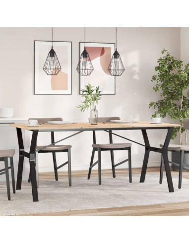 Telaio Gambe a Y per Tavolo da Pranzo 160x80x73 cm in Ghisa