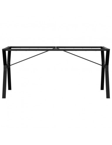 Telaio Gambe a Y per Tavolo da Pranzo 160x80x73 cm in Ghisa