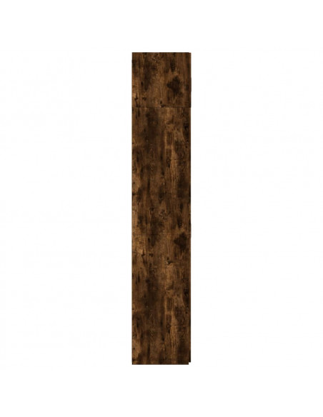 Armadietto Rovere Fumo 80x42,5x225 cm in Truciolato