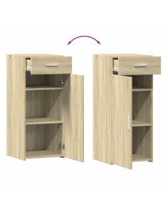 Credenza Rovere Sonoma 40x42,5x93 cm in Legno Multistrato 2