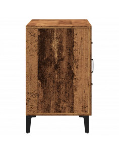 Credenza Legno Antico 100x36x60 cm in Legno Multistrato 2