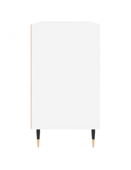 Mobile da Bagno Bianco 80x33x60 cm in Legno Multistrato