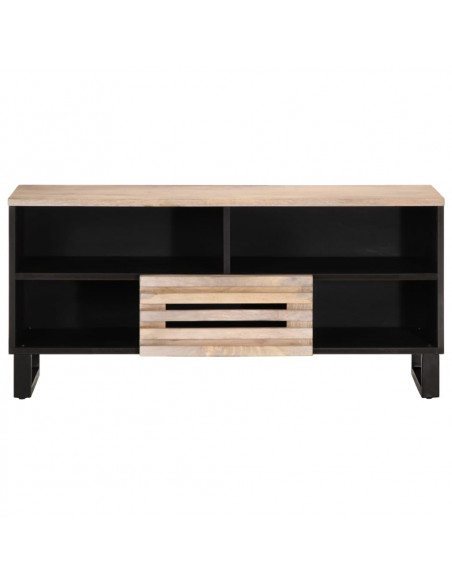Mobile Porta TV 100x34x46 cm in Legno Massello di Mango