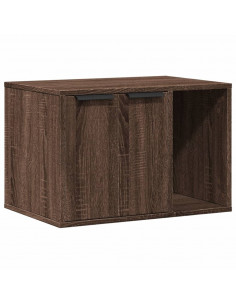 Recinto Lettiera Gatti Rovere Marrone 60x40x40 cm in Truciolato 2