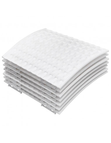 Gonna per Albero di Natale Bianca Ø56x23 cm in Plastica