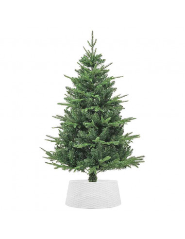 Gonna per Albero di Natale Bianca Ø56x23 cm in Plastica